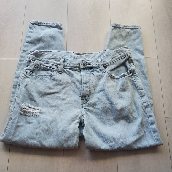 Light Blue Ripped Jeans - Picture 1 of 5